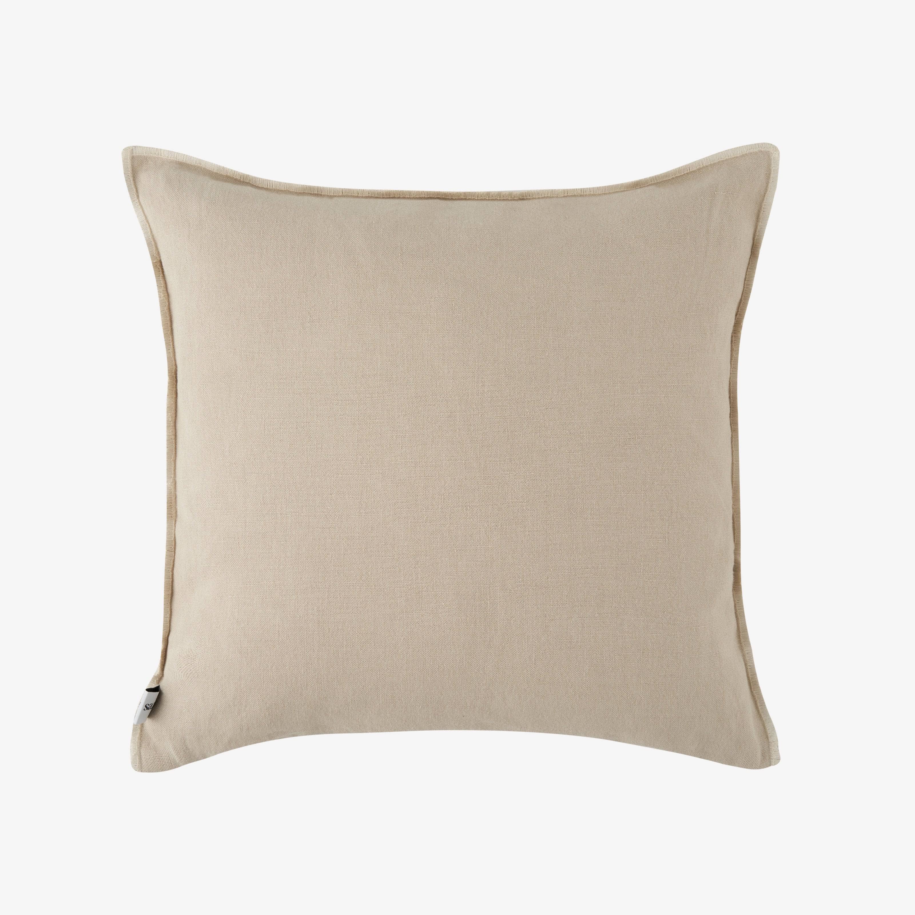 Lido Striped Linen Cushion Cover, Natural - Beige, 45x45 cm - 2