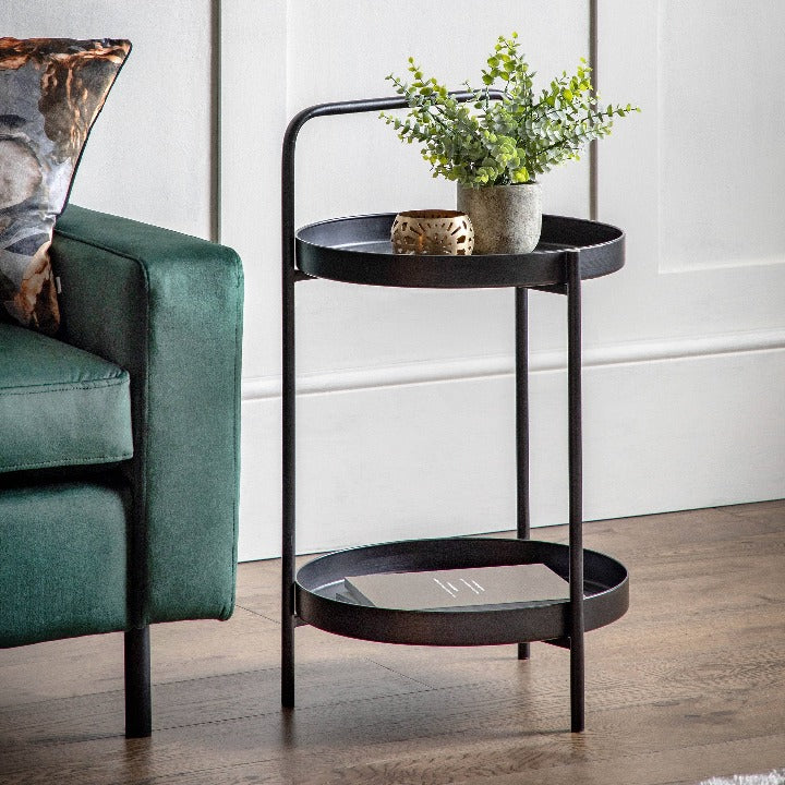 Sennen Side Table, Black Side Tables sazy.com