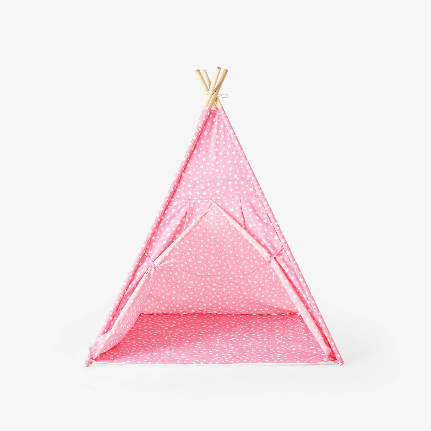 Teepee Play Tent, Pink, 115x115x160 cm - 4