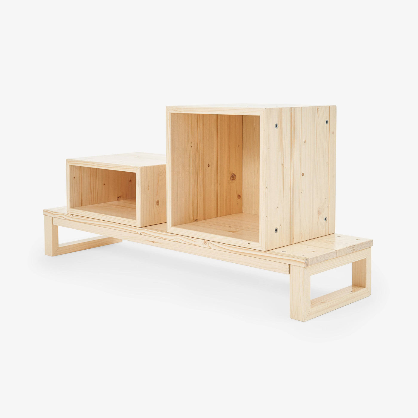 Stand For Boxes, Natural, 125x38x25 cm - 3
